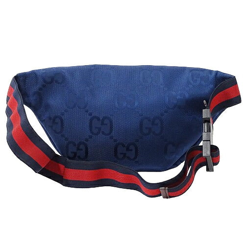 Gucci Kids GG Nylon Belt Bag Blue