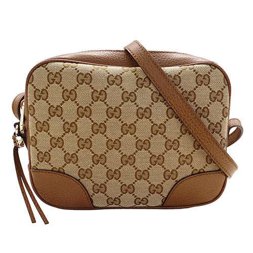 Gucci Women's Shoulder Bag GG Canvas Brown