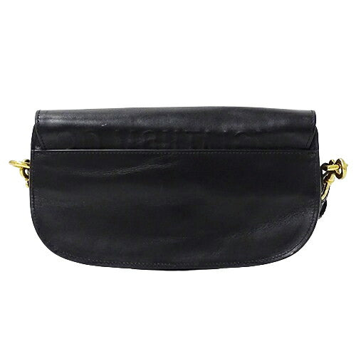 Dior Leather Shoulder Bag Black