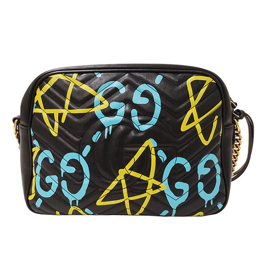 Gucci GG Marmont Ghost Leather Shoulder Bag