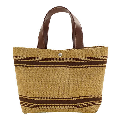 Celine Straw Handbag 2way Brown