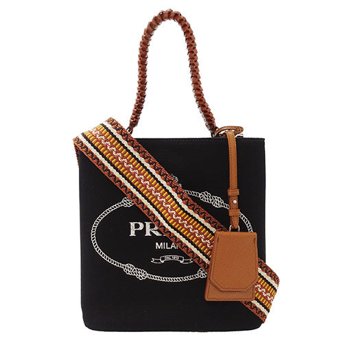 Prada Canvas Handbag 1BA212