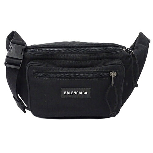 Balenciaga Nylon Waist Bag Black 482389