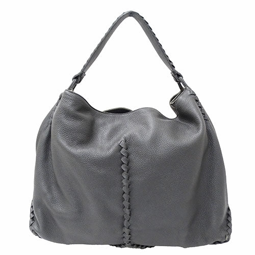 Bottega Veneta Leather Tote Bag Gray