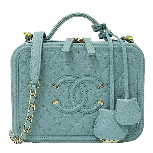 Chanel Caviar Skin Filigree 2way Bag