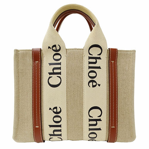 Chloe Canvas 2way Small Tote Bag