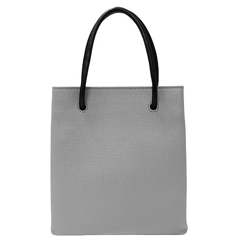 Balenciaga Leather Handbag 2way Gray