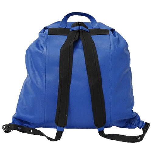 Bottega Veneta Intrecciato Leather Backpack Blue