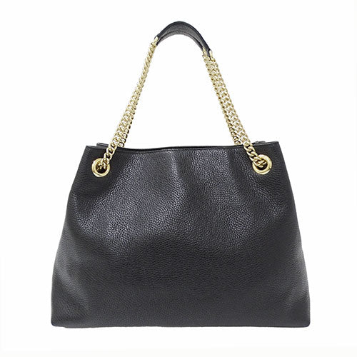 Gucci Soho Leather Tote Bag Black