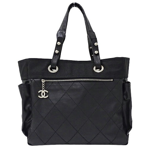 Chanel Paris Biarritz Coated Canvas Tote Bag