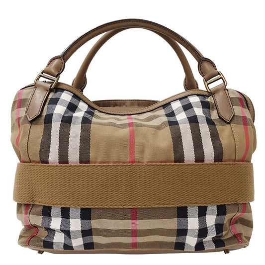 Burberry Canvas 2way Handbag Shoulder Bag