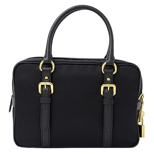 Prada Nylon Handbag 1BB088 Black