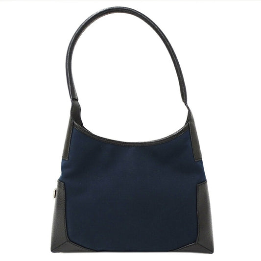 Salvatore Ferragamo Canvas Leather Shoulder Bag