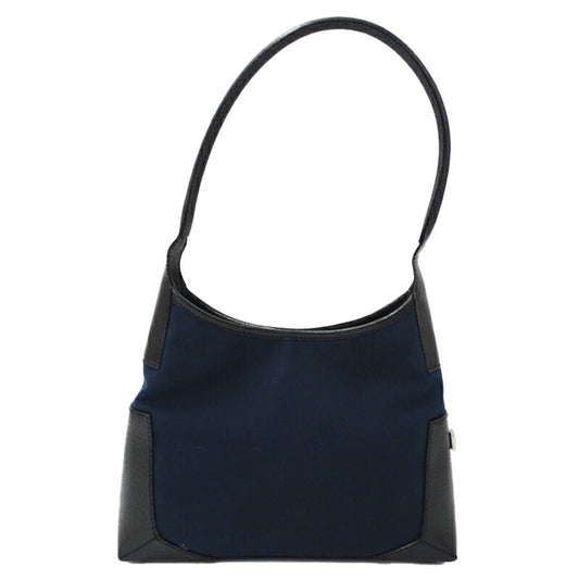 Salvatore Ferragamo Canvas Leather Shoulder Bag