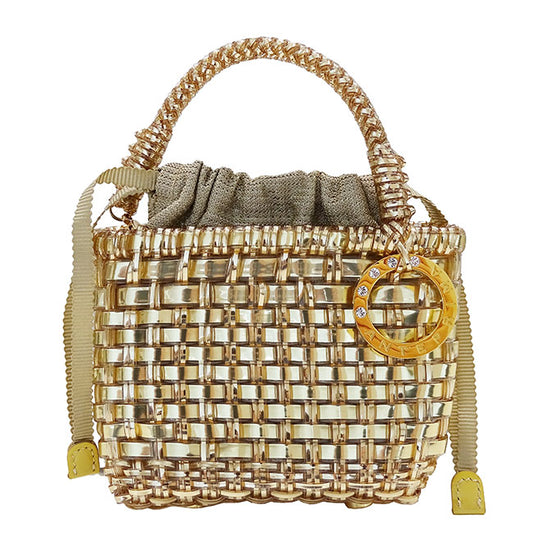 ANTEPRIMA Wire Pouch Gold Keyring