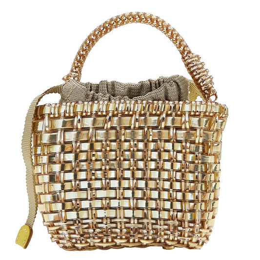 ANTEPRIMA Wire Pouch Gold Keyring