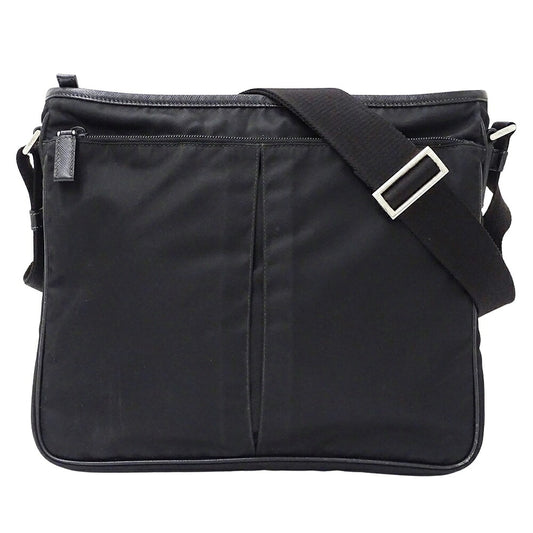 Prada Nylon Shoulder Bag Black VA0953