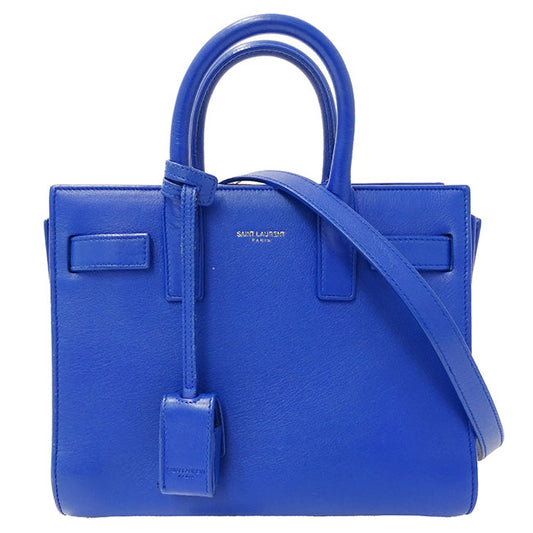 Yves Saint Laurent Leather Sac de Jour Nano Bag
