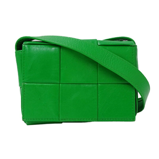 Bottega Veneta Leather Mini Shoulder Bag Green