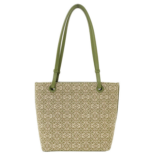 Loewe Canvas Tote Bag Green A933C05X01