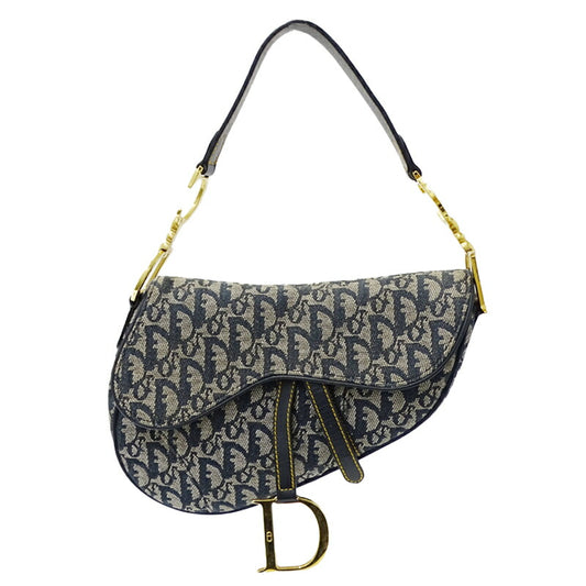 Dior Saddle Jacquard Shoulder Bag
