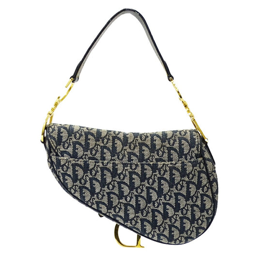 Dior Saddle Jacquard Shoulder Bag