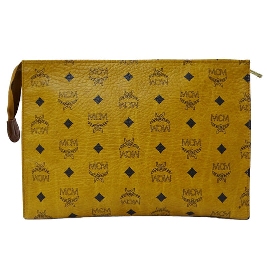 MCM Coated Canvas Clutch Bag Unisex