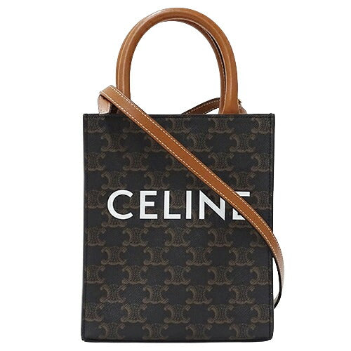 Celine Triomphe Canvas 2way Handbag