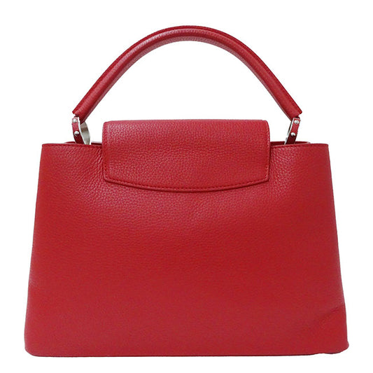 Louis Vuitton Leather Capucines MM Handbag M94631
