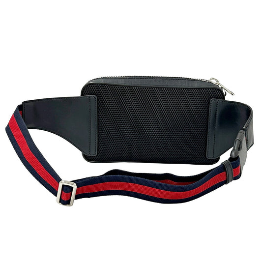 Gucci GG Supreme Canvas Men's Waist Bag Black