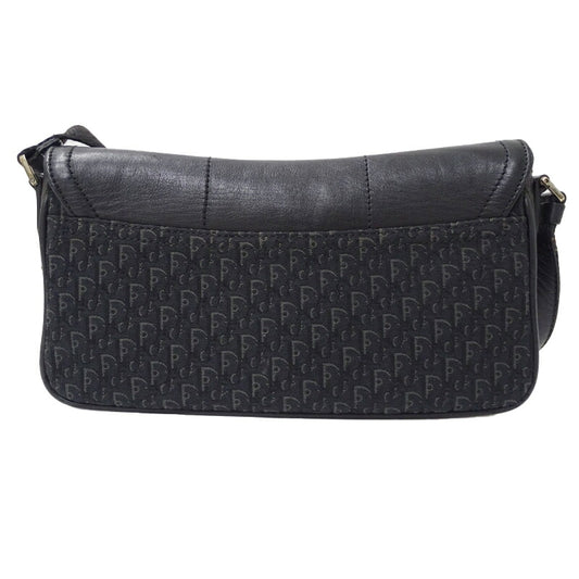 Dior Trotter Canvas Leather Shoulder Bag