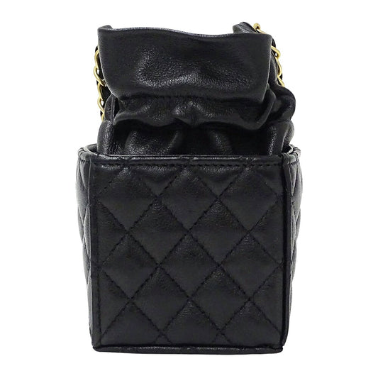 Chanel Lambskin Shoulder Bag Black
