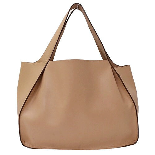 Stella McCartney Leather Tote Bag Beige