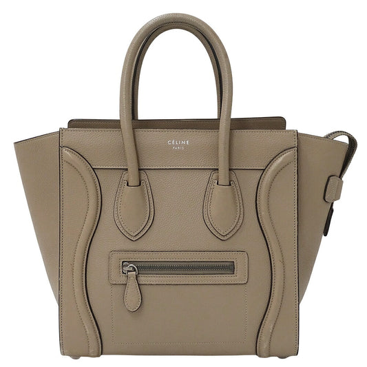 Celine Leather Handbag Tote