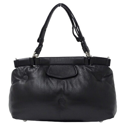 Maison Margiela Leather Handbag Black