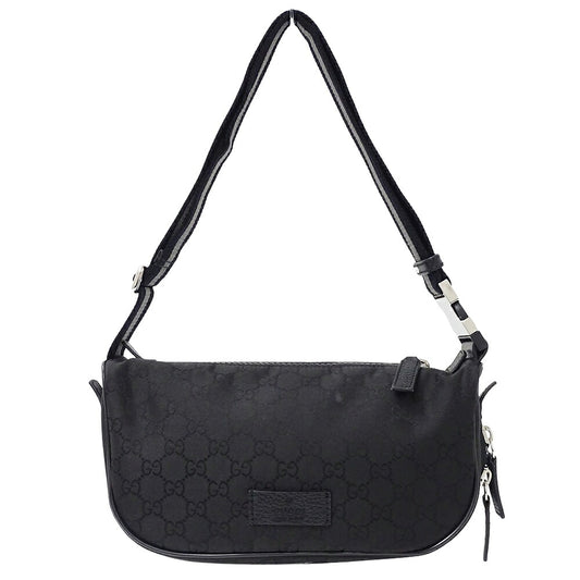 Gucci Men's Nylon Waist Bag Black