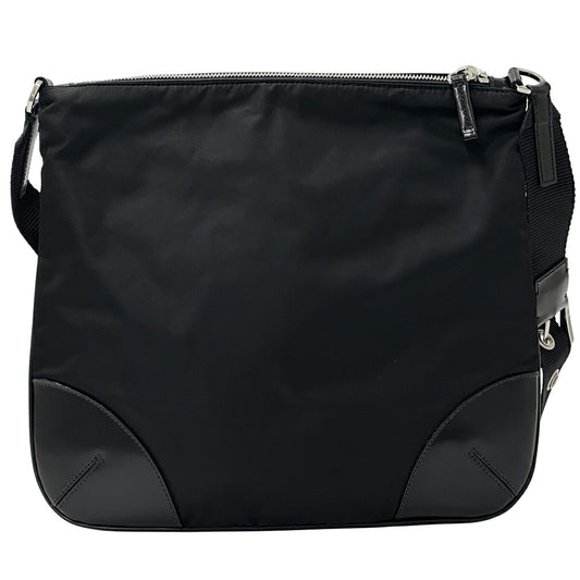 Prada Nylon Shoulder Bag Black BT0326