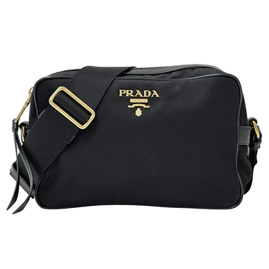 Prada Nylon Shoulder Bag Black