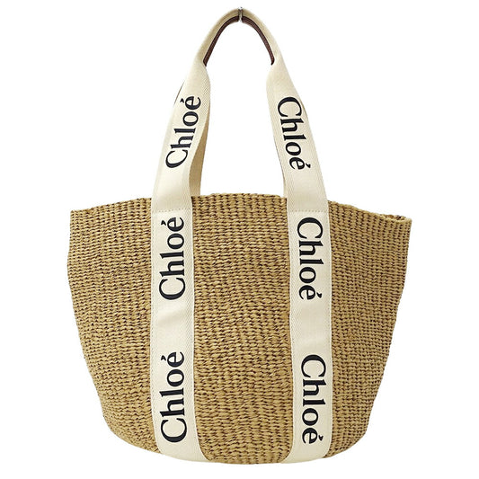 Chloe Women's Tote Bag Beige White