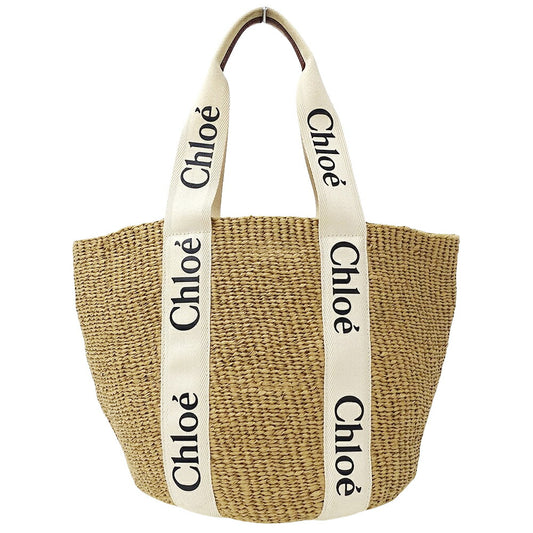 Chloe Women's Tote Bag Beige White