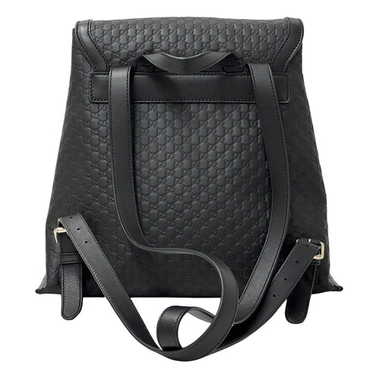 Gucci Microguccissima Leather Backpack Black