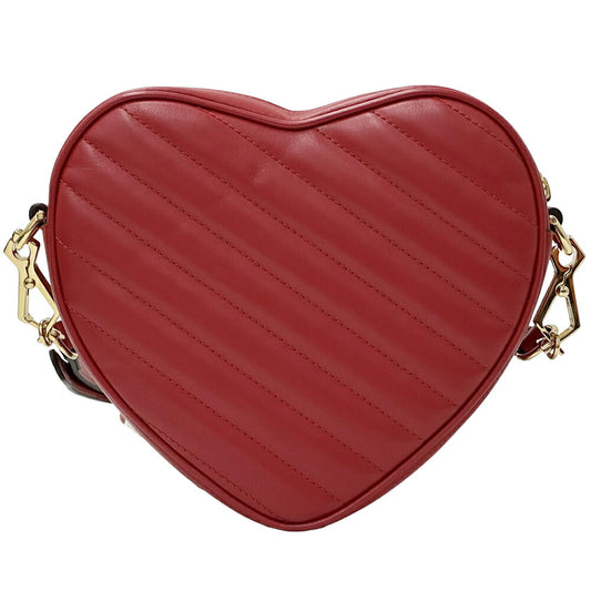 Gucci New Britt Leather Shoulder Bag Red