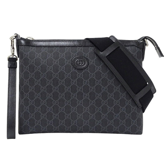 Gucci GG Supreme Canvas 2way Shoulder Bag Black
